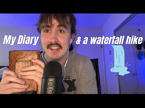 ASMR Ramble - showing my diary and what I did this weekend 🥾