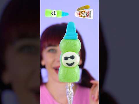 ASMR Hot Pickle, Bottle Lollipop Mukbang #shorts