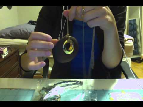 ASMR Haul! Second-hand clothes and jewellery from a friend