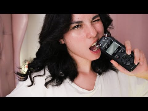  ˖ ࣪⊹ ASMR | Intento hacer Mic Biting e Inaudible con la tascam
