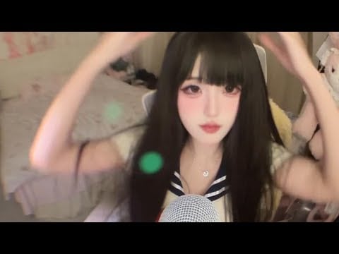 ASMR Cosplay | Accent Whisper & Tapping with Long Nails