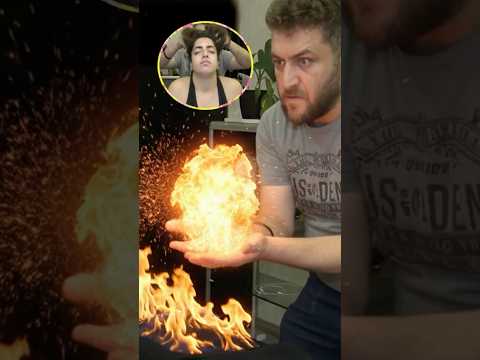 HE ALMOST BURNED! 🔥 Extreme Lady Body ASMR Massage & Cracks #fire #asmr #shorts #massage #satisfying