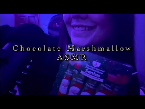 ASMR Chocolate Marshmallow Eating Sounds