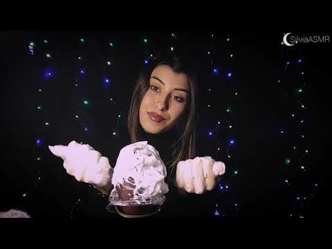 🇮🇹ASMR ITA• SCHIUMA DA BARBA  SUL BLUE YETI , ti rilasso con i suoni della schiuma 😴
