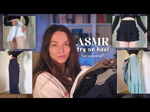 ASMR✧ Try On Haul -​ Ich teste Halara💃 (nicht gesponsert) [German/Deutsch]