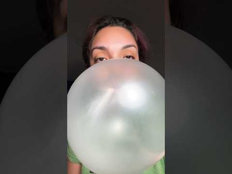 BUBBLE ASMR | blowing a huge bubble sounds