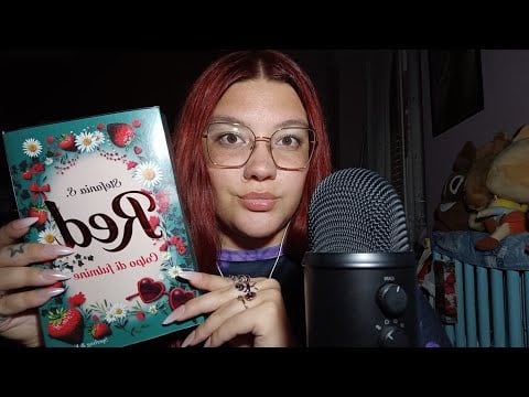 Vi parlo del libro RED di Stefania S. (Tapping, Whispering e Scratching) 😴💜 | ASMR ITA