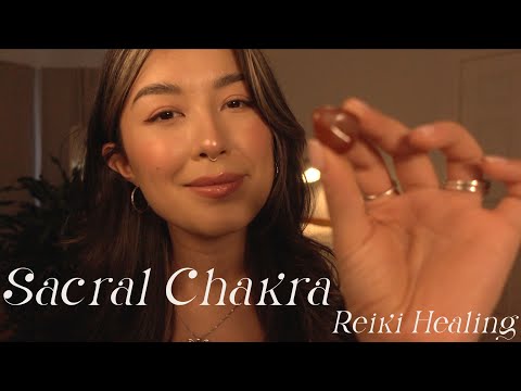 ASMR Reiki | Sacral Chakra Healing & Affirmations (Awakening creative energy & sacred sexuality)