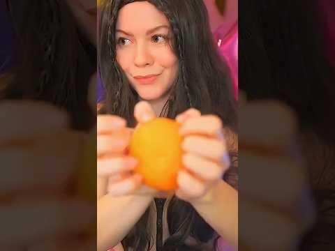 tangerine tapping asmr #asmr #асмр #visualasmr #shots