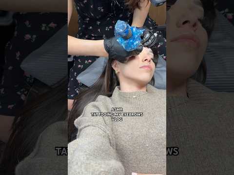 ASMR GETTING MY EYEBROWS TATTOOED VLOG #asmr #whispering #vlog #nanobrows #voiceover