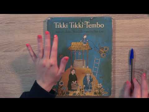 ASMR Flicking Through a Book, Tracing & Whispering