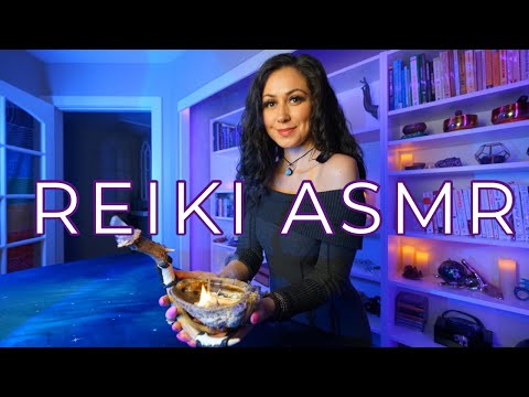 Reiki ASMR | Energy Healing While You Sleep| Chakra Spin Cleansing and Balancing| White Sage Smudge