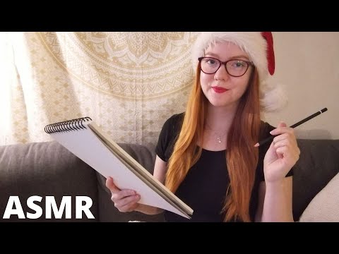 ASMR SUOMI Piirrän sut jouluisella twistillä 🤶 (Lo-Fi)