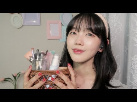 Japanese ASMR お嬢さま、メイクしてあげます:) | 몰래 파티에 가는 아가씨 화장해드리기 Roleplay |  Makeup for My Lady