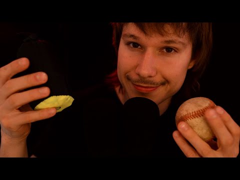 ASMR whispered tapping and brushing