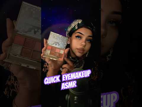 👀Quick eyemakeup ASMr #asmr #makeup #triggersforsleep #layeredasmr