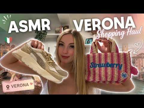 ASMR | VERONA SHOPPING HAUL🇮🇹 (german/deutsch)