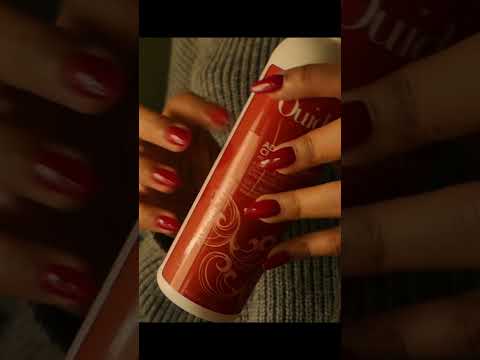 ASMR fast tapping on hair products 💇‍♀️✨#fasttapping #asmr #relaxingtriggers #notalking