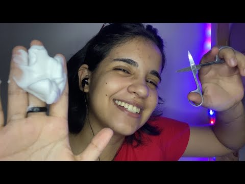 asmr fazendo a sua barba! (personal attention)