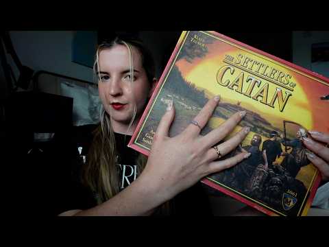 [ASMR Whisper] | Over Explaining Board Game Covers *close up whispers and tapping* (tracing)