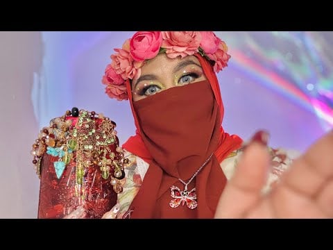 ASMR 🧚‍♀️ Your Garden Fairy made this Magical Mystery Jewellery Jar just for you. 🏺✨ 