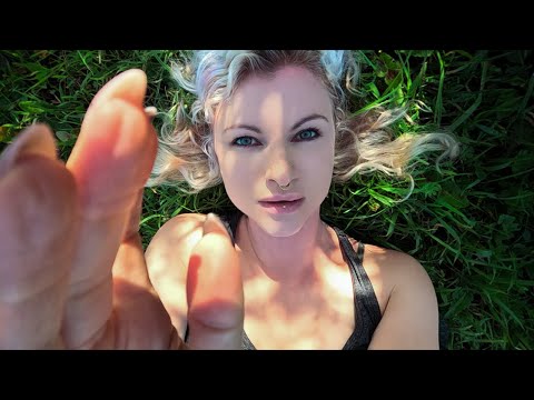 ASMR relax outisde with me, soft spoken personal attention nature