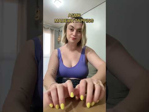 Asmr tapping na madeira #asmr #relax #visualtingle #tingles #asmrshorts