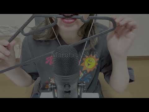 【✨呼称発表✨】ハンガーを噛む音／Bite the hanger【asmr】