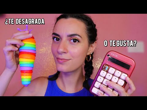 ASMR español ¿TE DESAGRADA O TE GUSTA? Dimelo en los comentarios 🤭