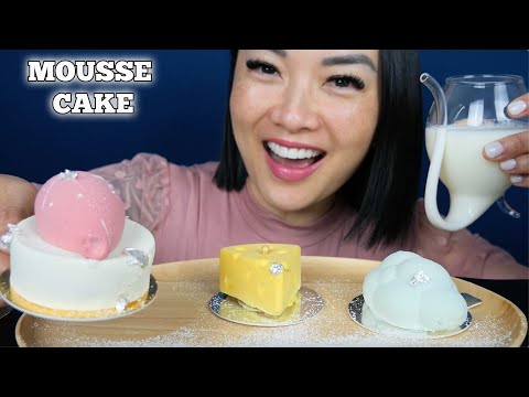 MOUSSE CAKE (ASMR SOFT EATING SOUNDS) NO TALKING | SAS-ASMR