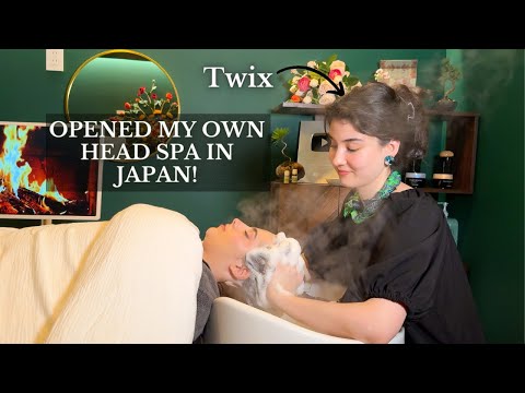 ASMR I OPENED MY OWN ASMR HEAD SPA IN TOKYO, JAPAN!!!! BUCKET LIST EXPERIENCE HEAD SPA IN TOKYO!