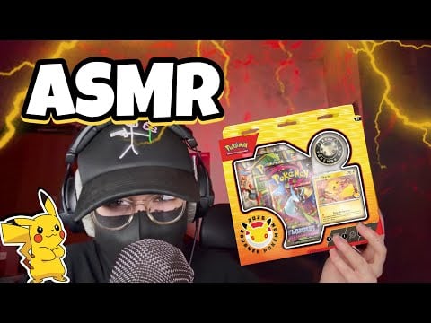 ASMR Français • OUVERTURE BOOSTER POKEMON TRIPACK PIKACHU POUR DORMIR ! 😴⚡️