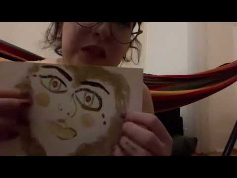 Asmr improvisado fazendo tranças 