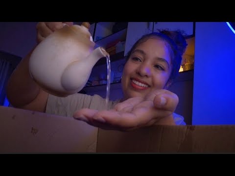 ASMR Banho Energizante de Ervas🌿, com Afirmações Positivas (Limpeza e renovação de energias)🕯️🛁