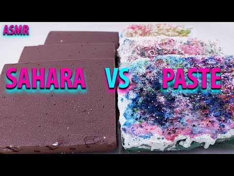 ASMR Sahara vs Paste Covered Floral Foam - Satisfying Floral Foam Crushing ASMR