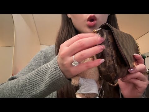 ASMR What's in My Purse | Going Out Edition