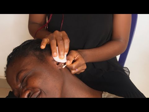 ASMR REAL PERSON EAR CLEANING AND FACE PICKING FOR SLEEP 😴