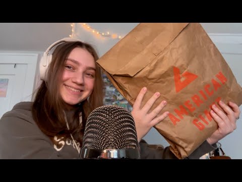ASMR Unboxing 📦 Crinkly Package Unboxing American Giant