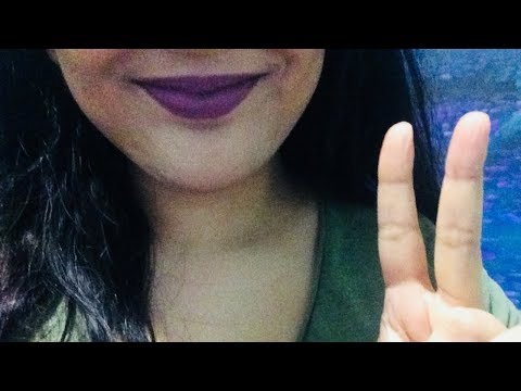 ASMR Kissing Sounds & Lens Touching, Lipstick Applying!