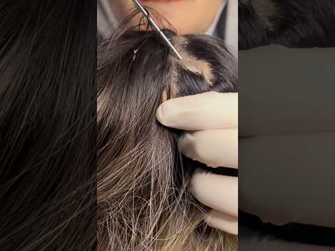 Scalp Scratching 💆🏻‍♀️ #asmr #asmrhairplay #asmrscalpscratching #viral