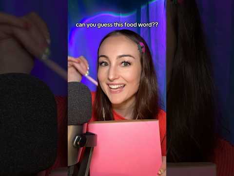 ASMR Guess the Food Word