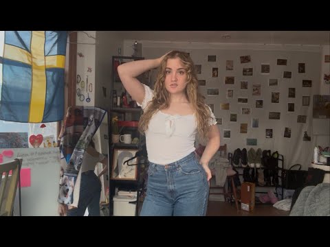 ASMR Girl Fabric Scratching & Try On Haul (i’m overstimulated and OVER IT personal attention grwm) 