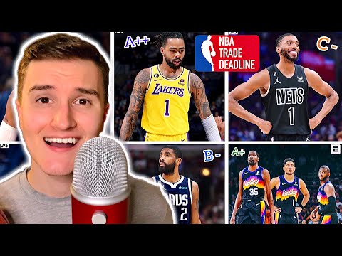 2023 NBA Trade Deadline Reaction + Grading 🏀 ( ASMR )