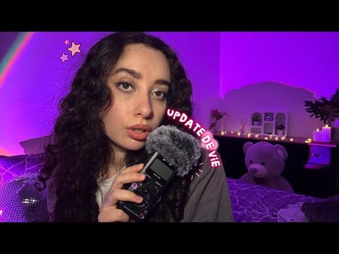 ASMR - UPDATE DE VIE PROCHE DU MICRO 💭 (mars 2026 - l'avenir de la chaîne? mon travail..)