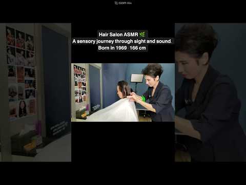 Salon ASMR: Stimulating Sight and Sound | Brighten Up While Covering Gray Hair and Touching Up Your