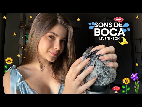 ASMR SONS DE BOCA INTENSOS E INTERAÇÃO COM A CÂMERA | LIVE TIKTOK ✨