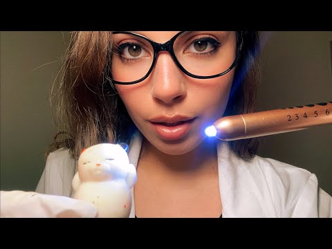 Cat Cranial Nerve Exam Roleplay - ASMR Doctor Treating Your Kitten