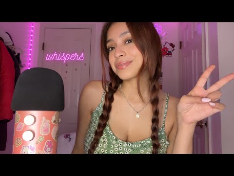 asmr whisper ramble🌼2023 resolutions? (bad hair day)