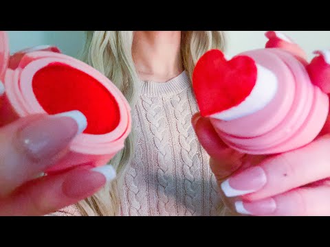 Valentine's Day Makeup❣️(real camera touch, no talking, lofi) ASMR