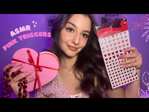 ASMR| Pink Valentine's Triggers 💞